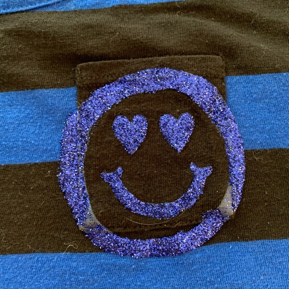 Girls Justice 3/4 length sleeve shirt - Picture 3 of 5